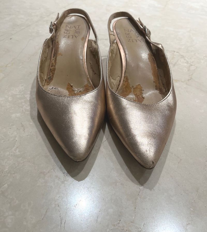 NATURALIZER Genuine leather Slingbacks -  Rosegold