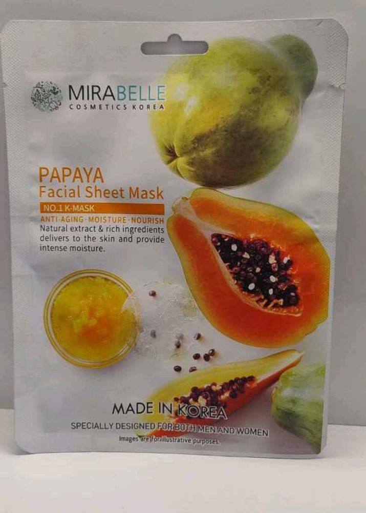 Mirabelle Papaya Sheet Mask