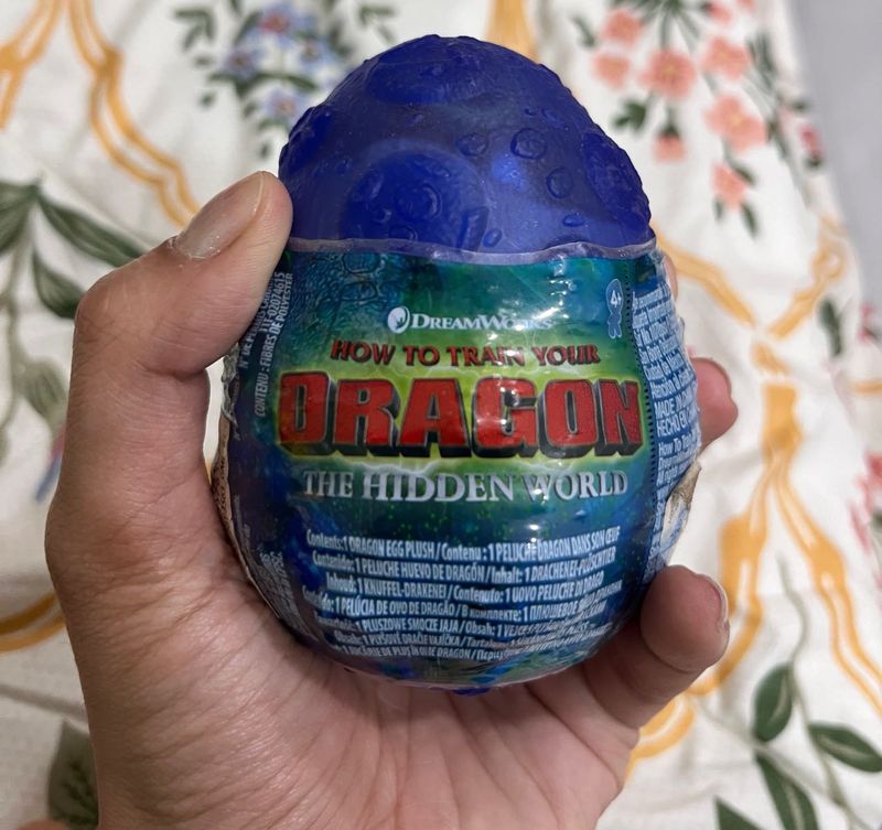 How To Train Your Dragon Plush Egg 3”