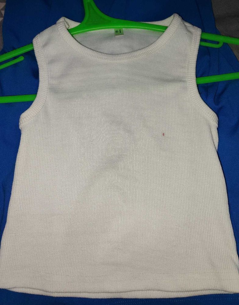 white Tank Pretty Top