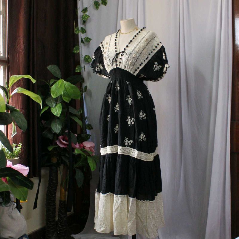 Boho Embroidered Dress