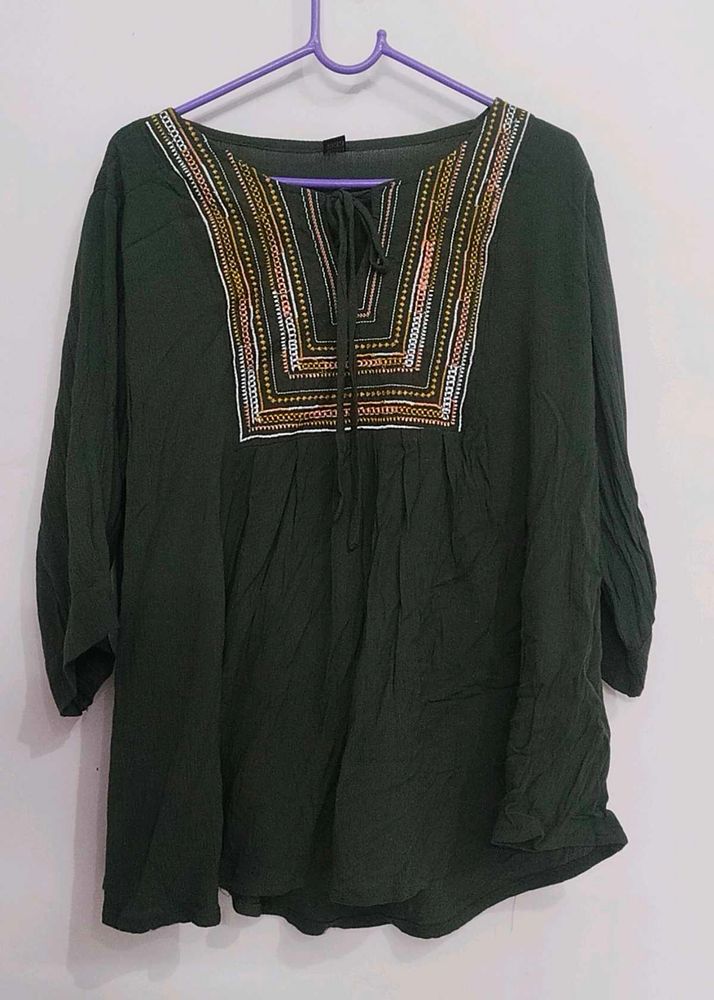 Beautiful Olive Green Tunic