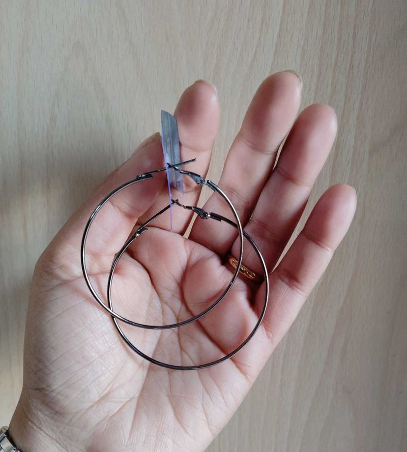 Silver Hoop Earrings