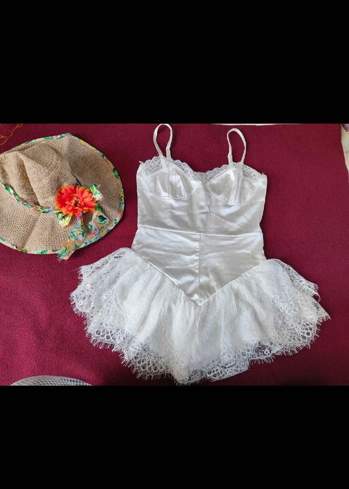 white dress
