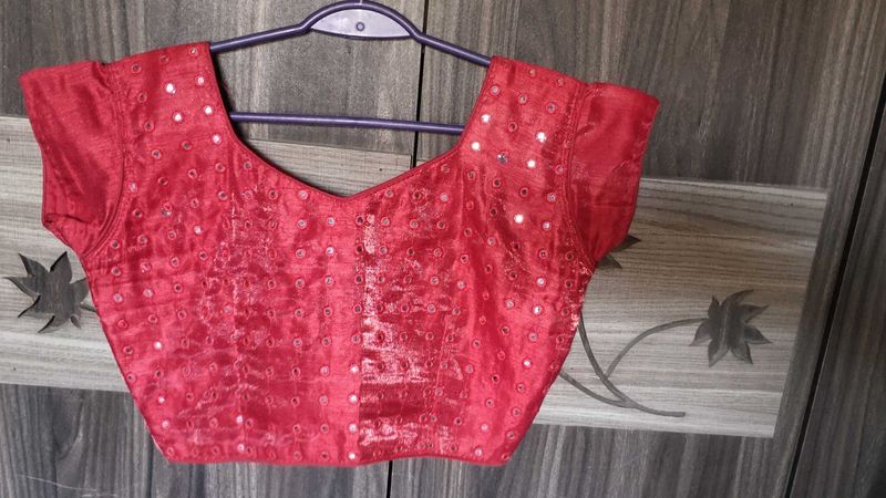 Mirror Work  Blouse