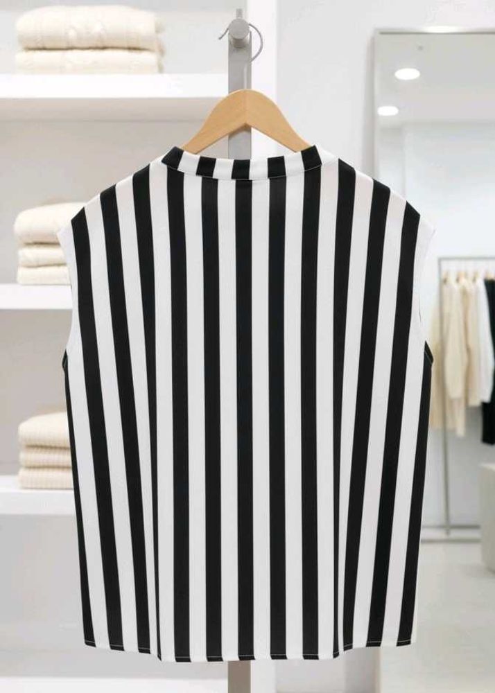 Striped Sleeveless Top