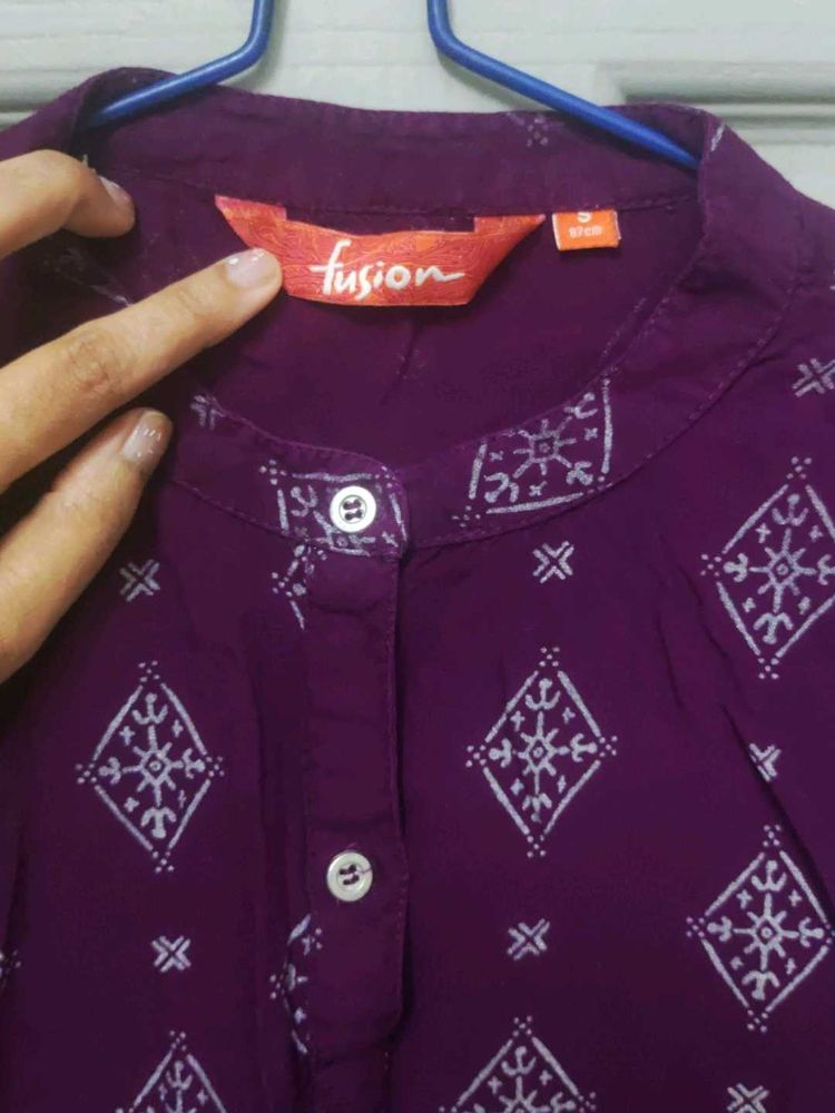 Fusion Printed Top
