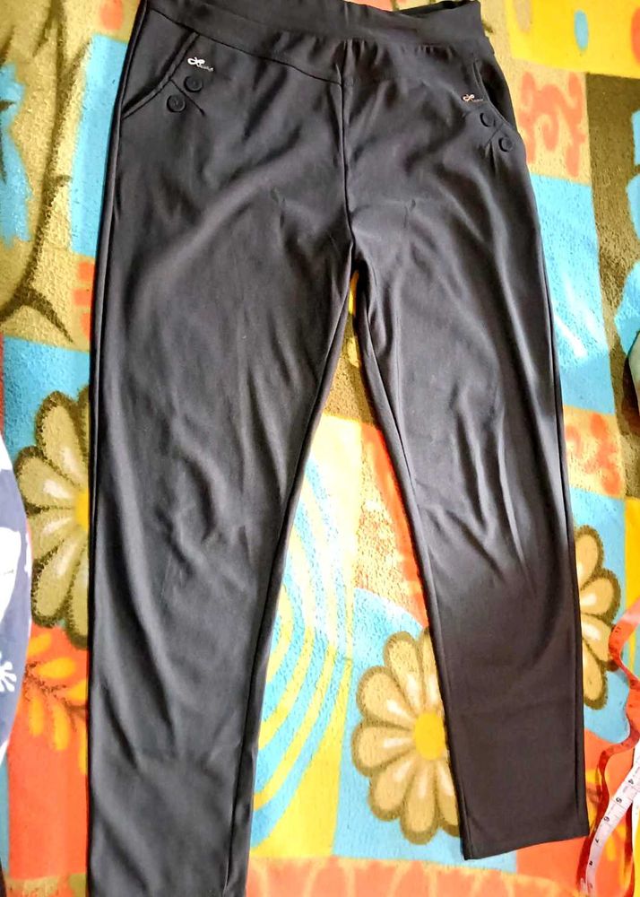 Stylish Black Casual Pants