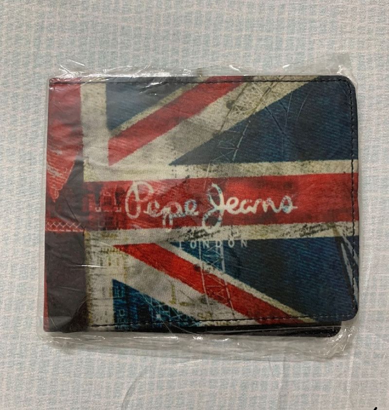 🆕Pepe Jeans London Men&#39;s GenuineLeather Wallet