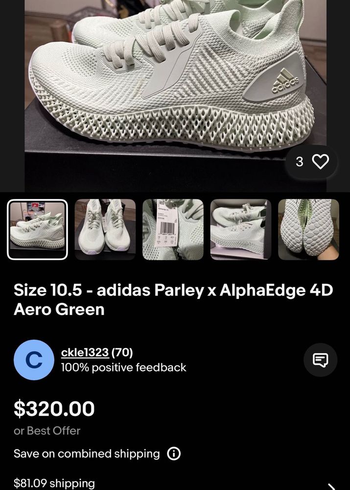 Adidas Parley x Aloha Edge 4 D