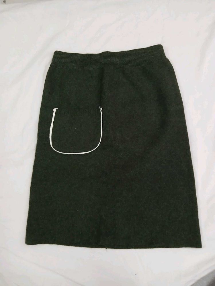 Dark Green Skirt