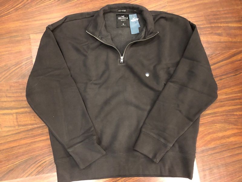 Hollister 1/4th-Zip Pullover Loosefit Chest 50” XL