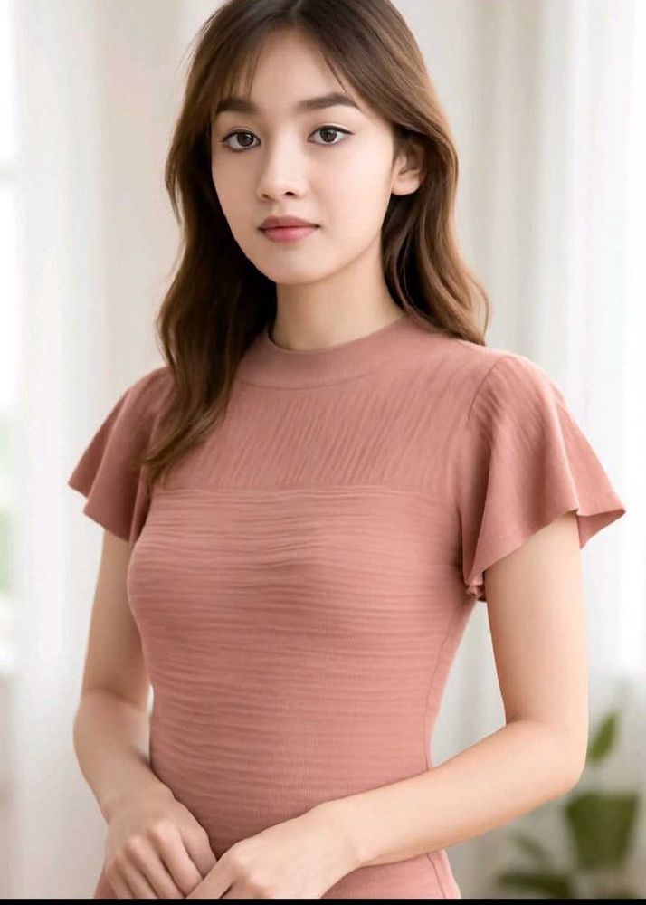 Elegant Flared Sleeve Top💗