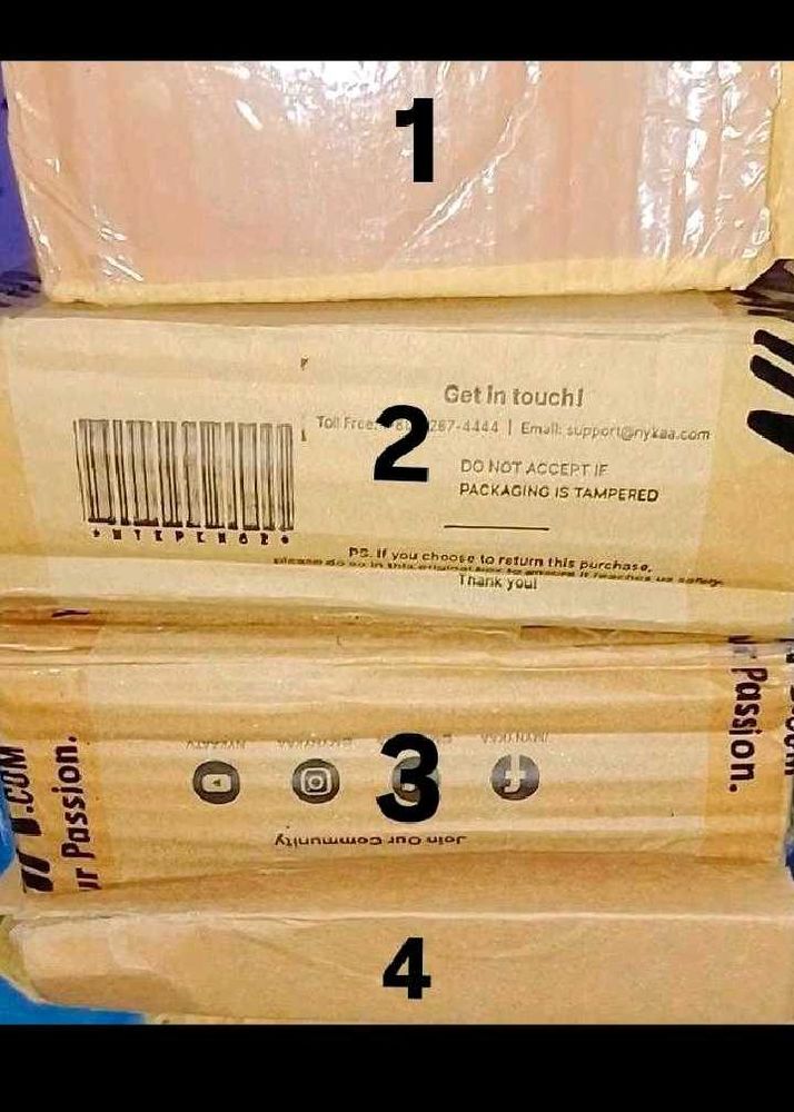 Combo of 4 Empty cardboard boxes/cartoon boxes