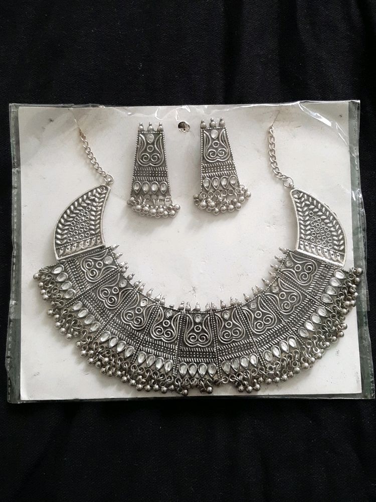 German Silver Set With Bracelet