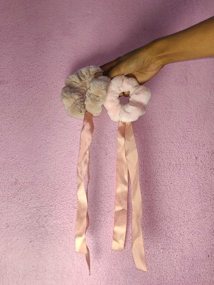 Ribbon Hair Scrunchies