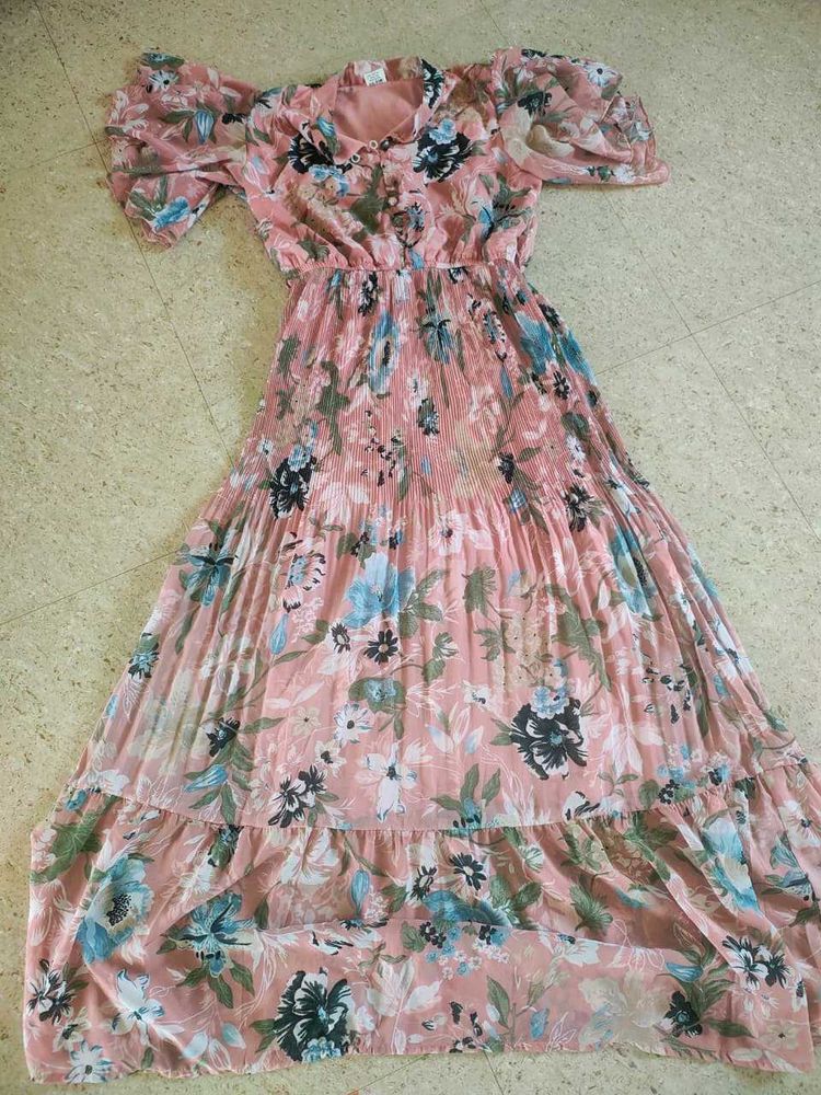 Floral Print Maxi Dress