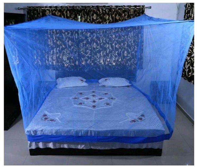 Two Mosquito Nets And One Curtain
