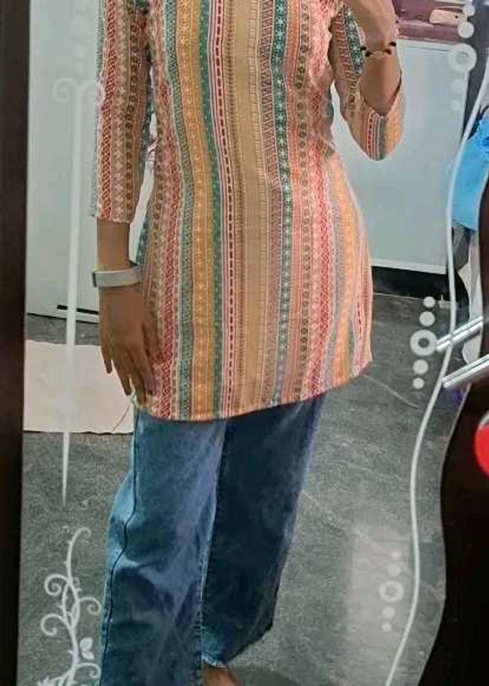 Printed Short Kurti