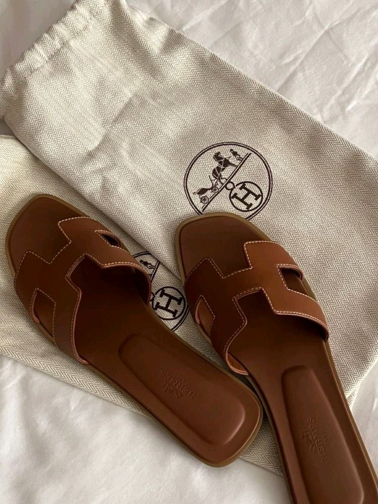 Hermes Oran Slippers