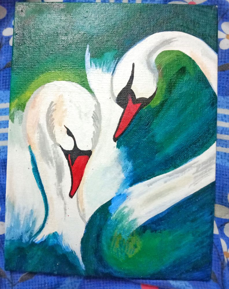 Swans Painting