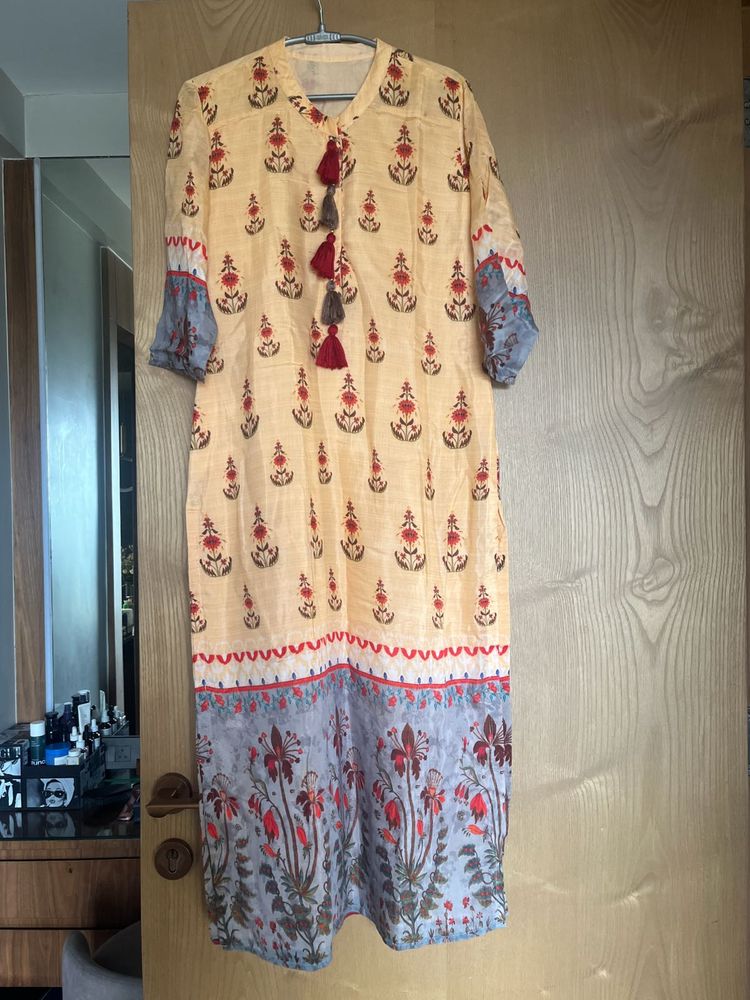 Pure Changed  Floral Print Kurta