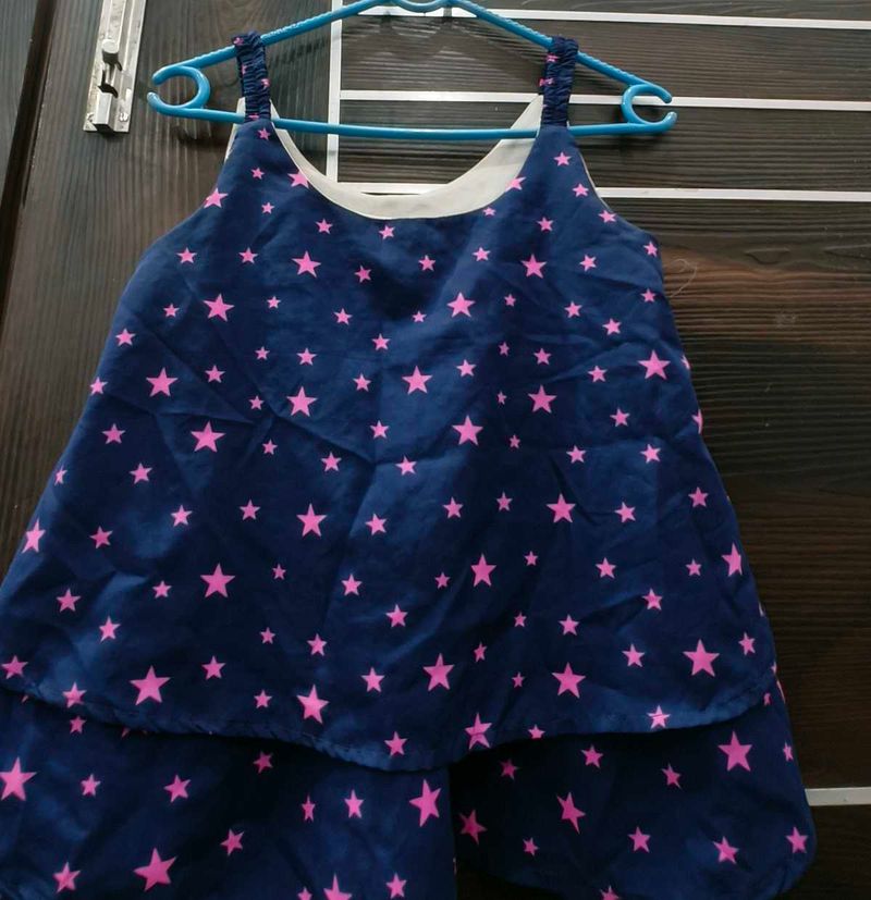 Cute Starry Girls Clothing Set