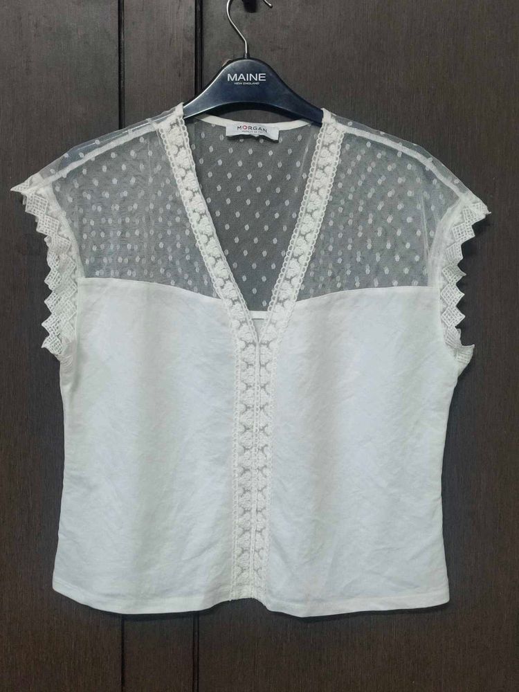 ELEGANT 🤍 WHITE TOP