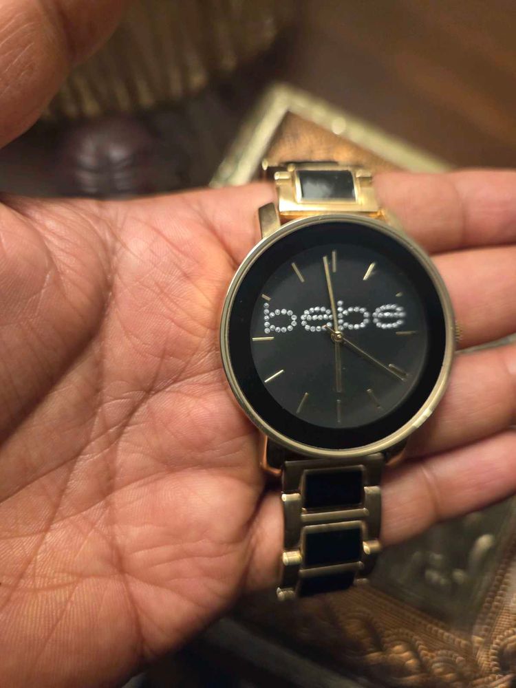 bebe Gold-Tone Watch