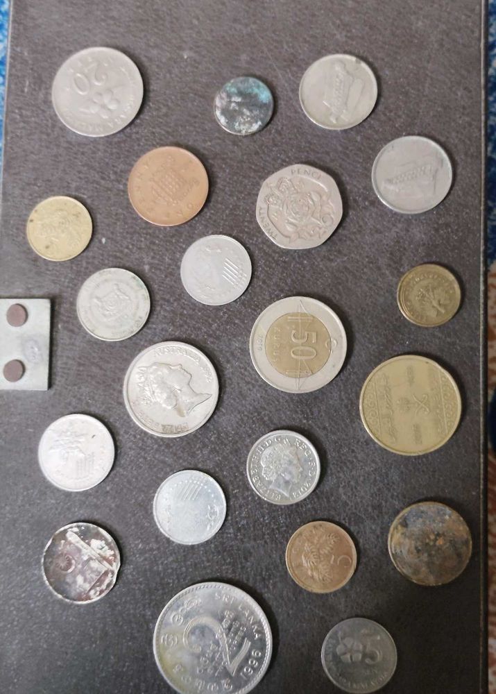 Rare Vintage world Coin Collection (21pcs total)