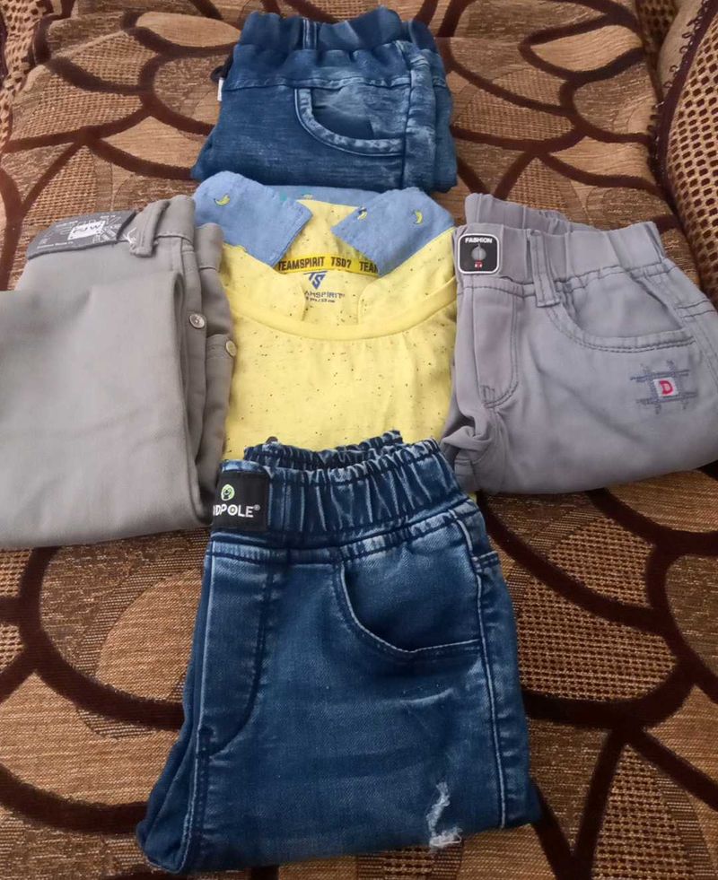 BRANDED JEANS PACK OF 4 Get Free T-shirt