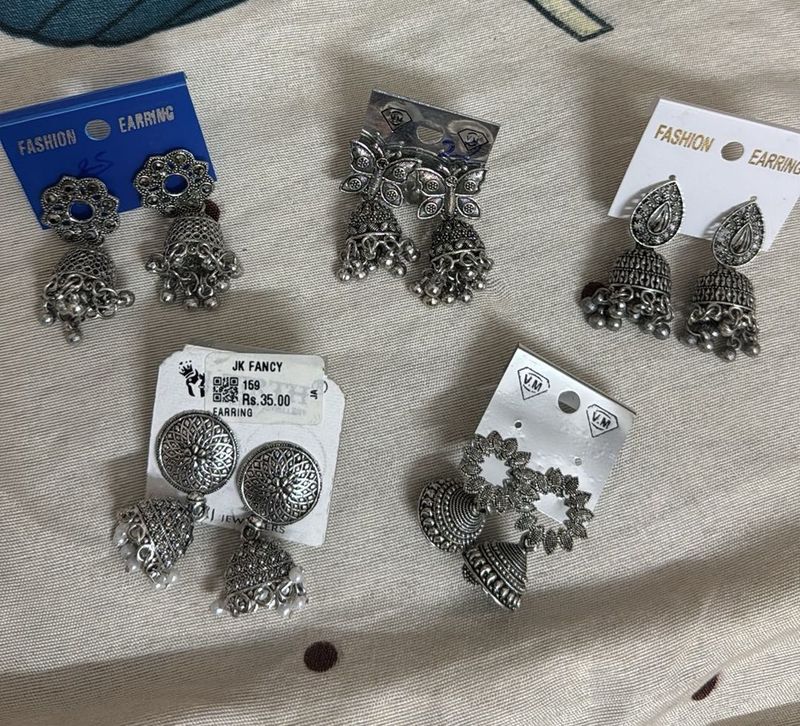 Jhumka Earrings Set