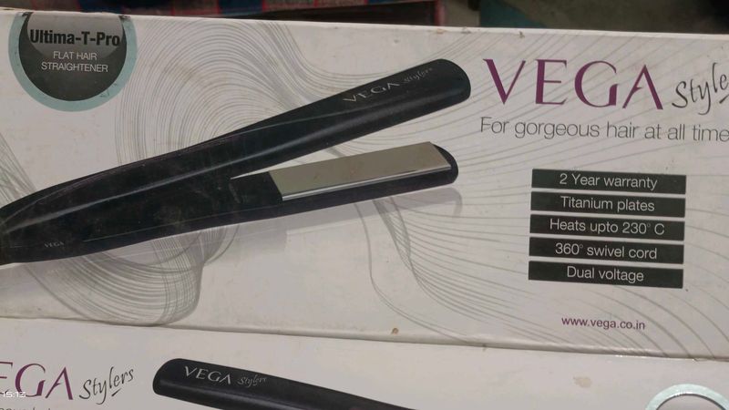 New Vega Straightener But Oneside Burnt