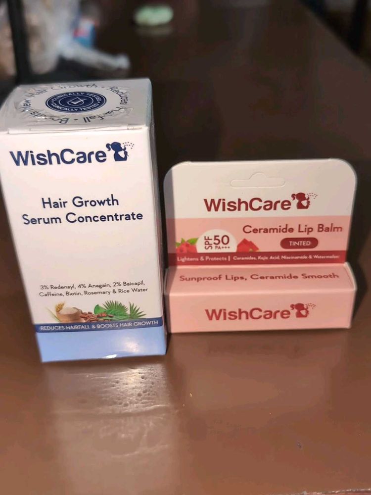 Wishcare Hair Growth Serum Concentrate And Lip Blm
