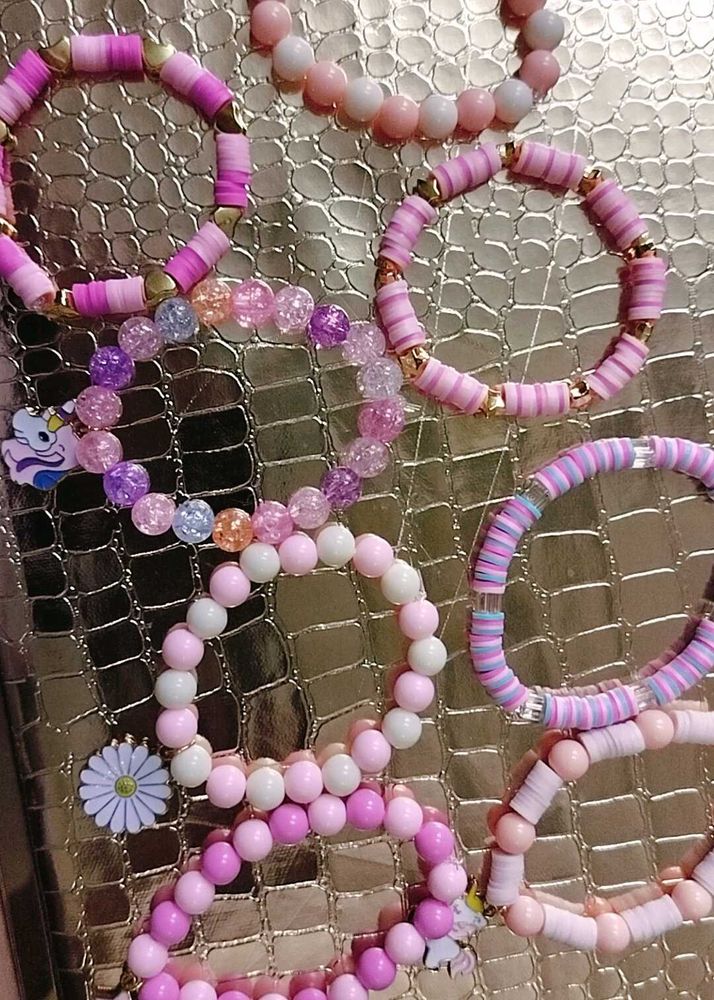 Pink Bracelet Set