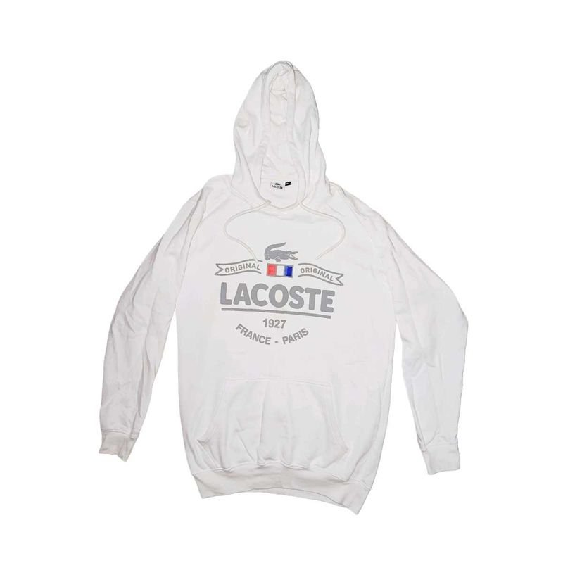 🇫🇷Lacoste- White Winter Hoodie