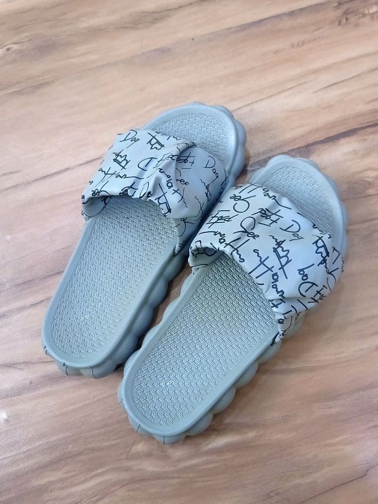 Grey Slippers