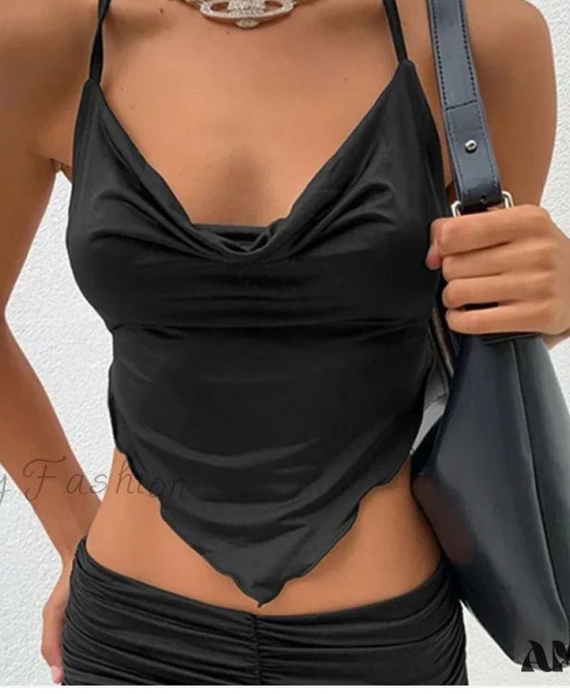 Black Napkin Top