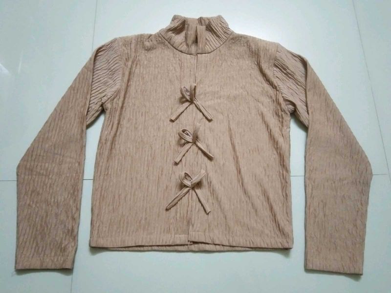 NUDE CROP TOP - For Women