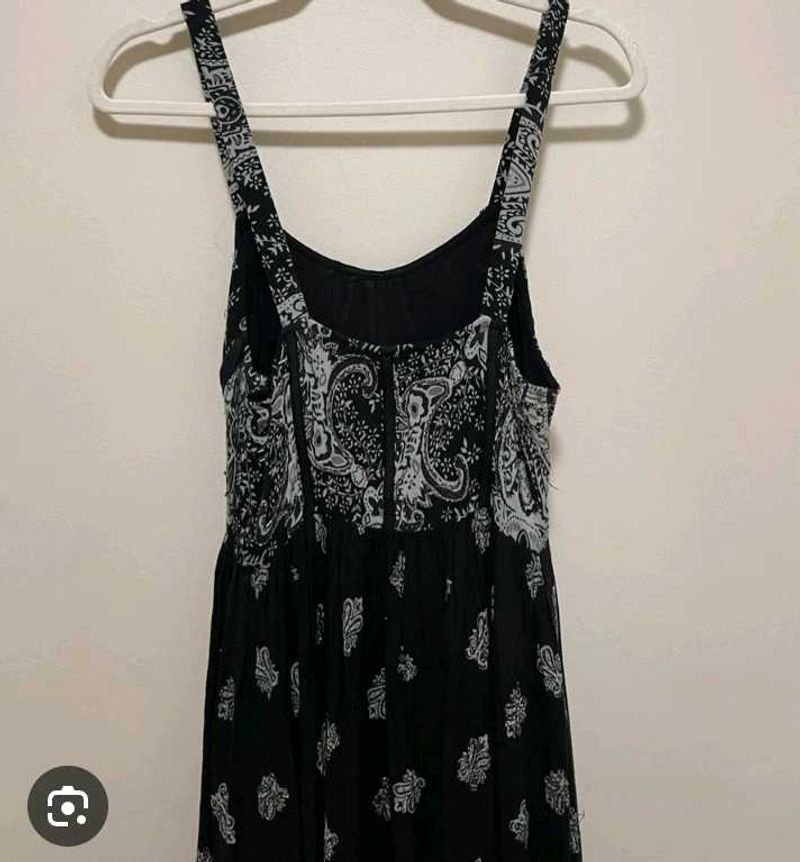 Very Beautiful Sank Print And Floral Midi