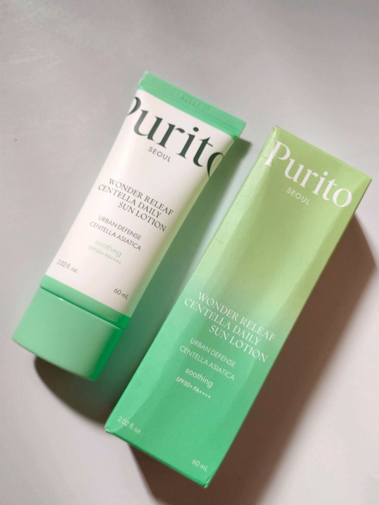 Purito Centella Sunscreen For Sensitive Acne Prone Skin