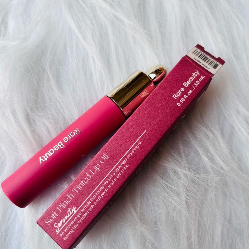 rare lip oil shade serenity