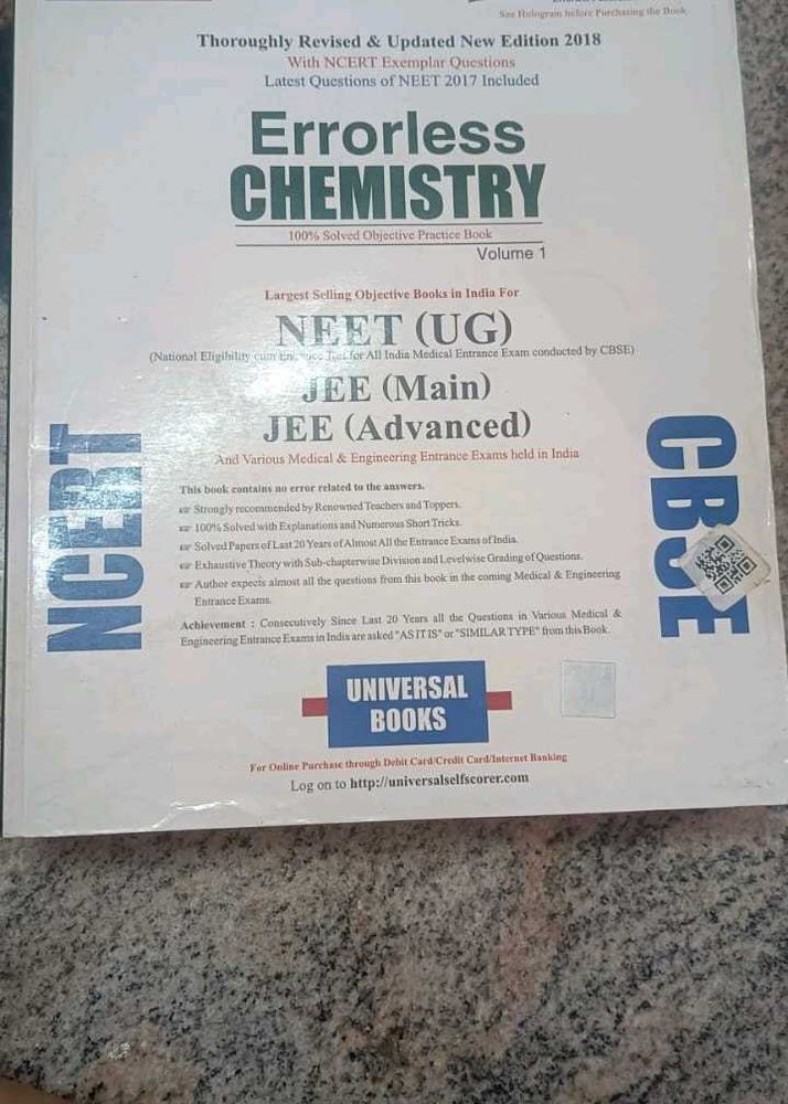 Errorless Chemistry For Neet And Jee