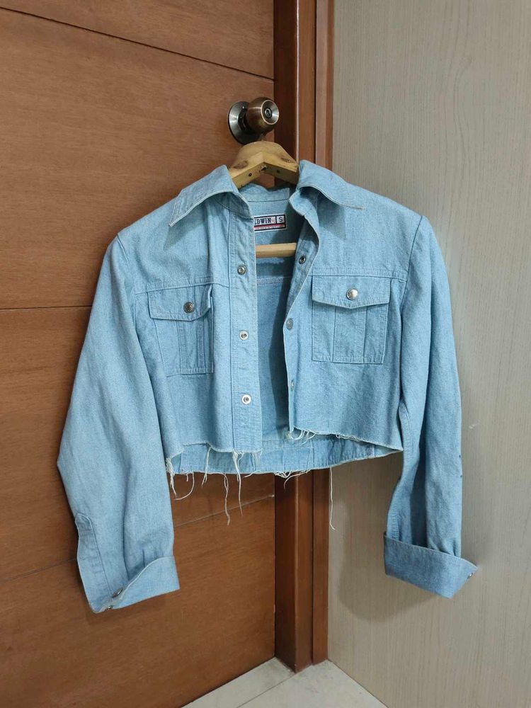 Cropped Denim Jacket