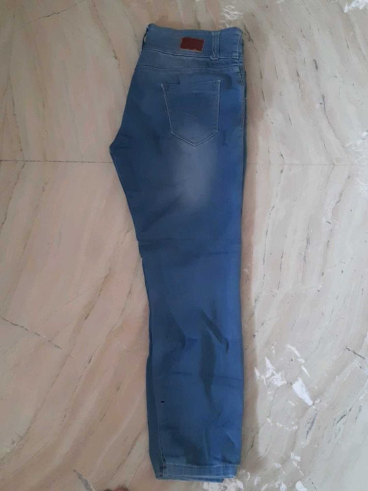 Light Wash Denim Jeans