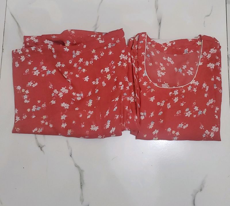 Beautiful Pink Floral Salwar Kameez Suit