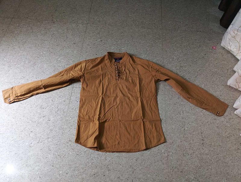 Men&#39;s Brown Kurta