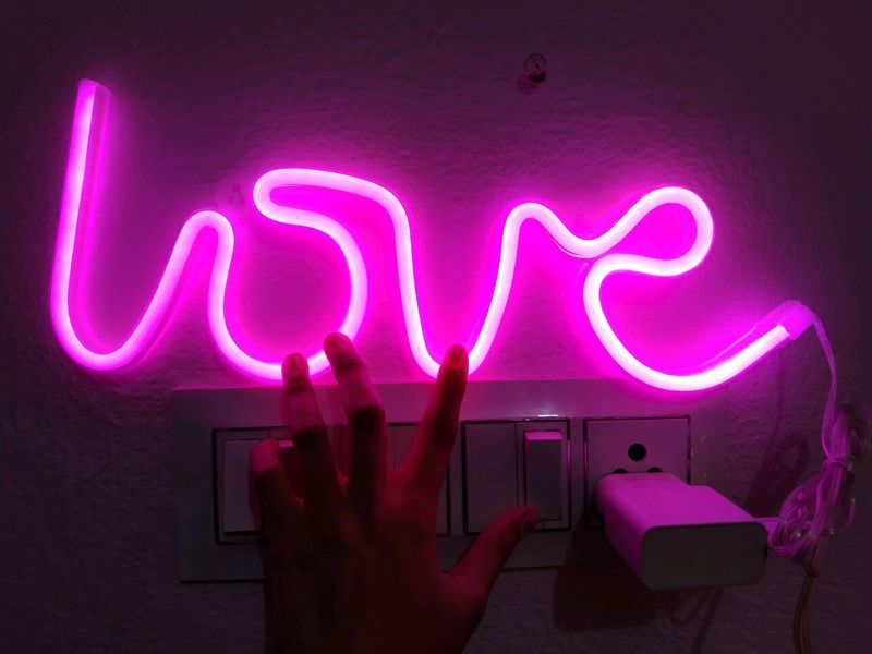 Pink Love Led Light