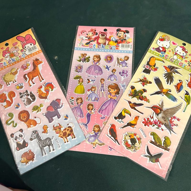 Sticker Sheet Bundle 3 Shee