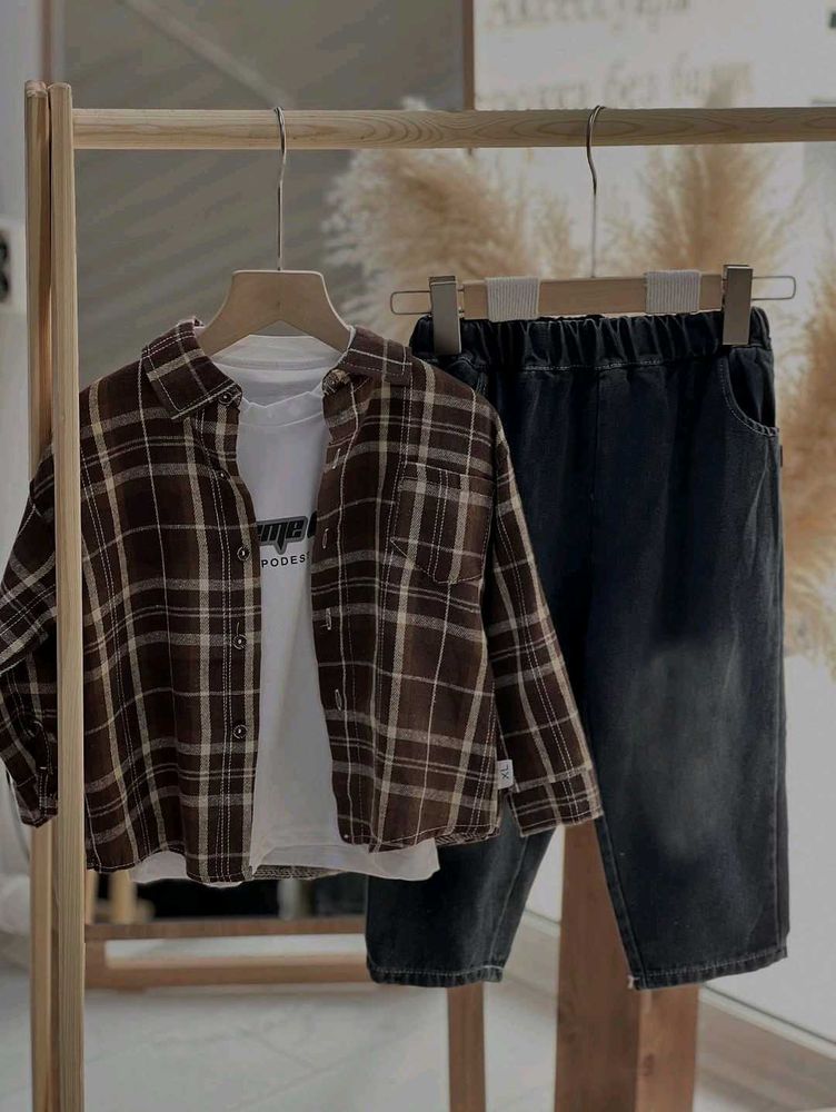 Boys Outfit: Shirt &amp; Jeans
